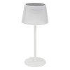 Lampa solara exterior Katy, metal, policarbonat, alba, H.30 cm, 205935