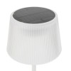 Lampa solara exterior Katy, metal, policarbonat, alba, H.30 cm, 205935