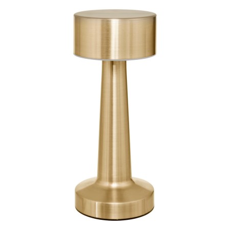 Veioza exterior Halto, metal, auriu, baterie, USB, LED, 100 lumeni, 2700K-4000K, IP44, H.21 cm, 205947