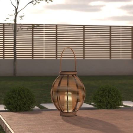 Lampa solara exterior Tany, polipropilena, bej, H.43 cm, 205950