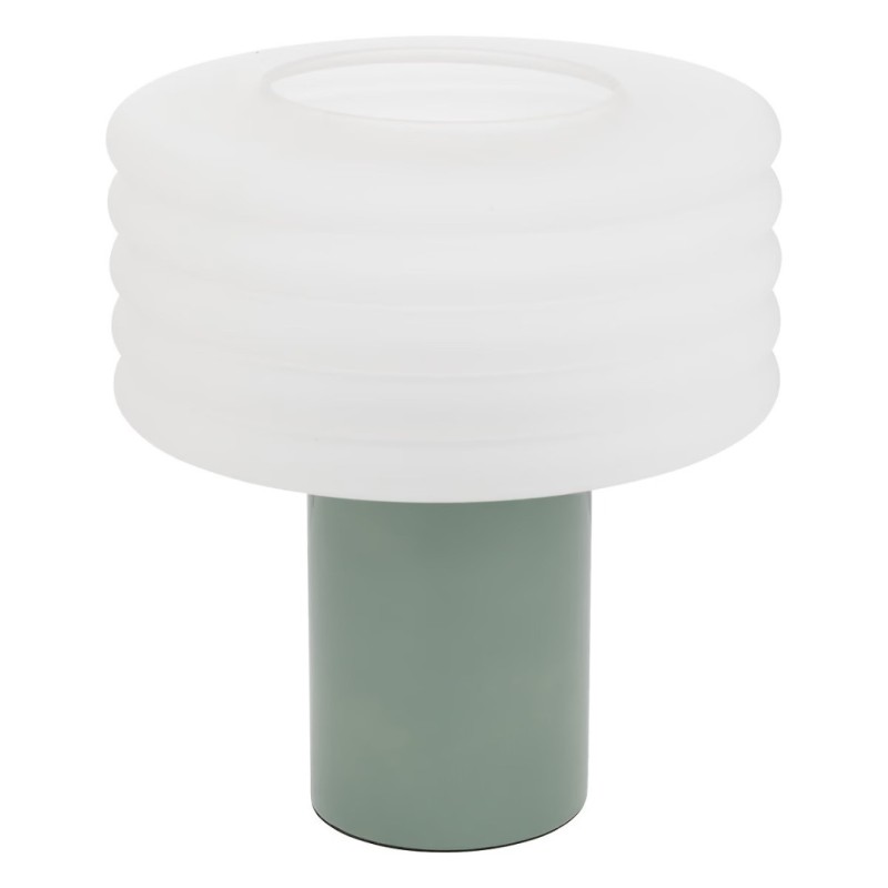 Veioza Asti, ceramica, sticla, verde, 1XE27, H. 36 cm, 205956B