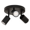 Aplica Vico, metal, negru, 3XGU10, D.20 cm, 205980A