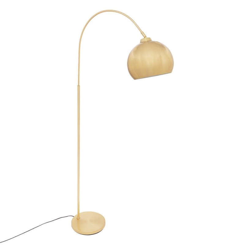 Lampadar Floris, metal, auriu, 1XE27, H.177 cm, 205981