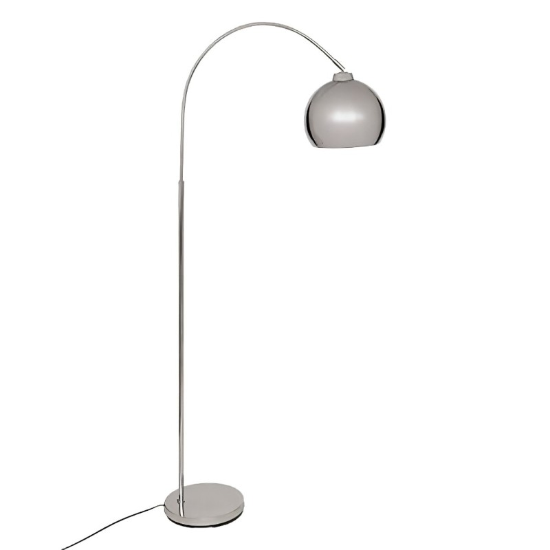 Lampadar Floris, metal, polipropilena, argintiu, 1XE27, H.177 cm, 205981A
