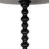 Masuta laterala Alix, lemn, negru, D.38 cm, 206005B