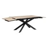 Masa dining extensibila Boot, metal, ceramica, bej, L.160/240 cm, 206025A