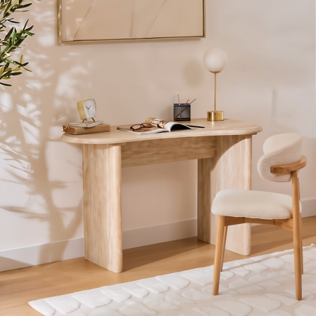 Birou Anaya, MDF, bej, L.120 cm, 206042A