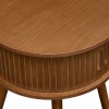 Noptiera Nysos, MDF, maro cognac, D.40 cm, 206052C