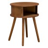 Noptiera Nysos, MDF, maro cognac, D.40 cm, 206052C