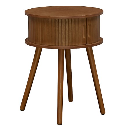 Noptiera Nysos, MDF, maro cognac, D.40 cm, 206052C 