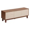 Comoda TV Jilani, MDF, PAL, crem/maro, L.140 cm, 206062