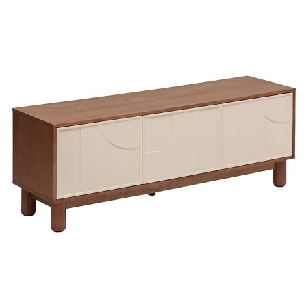 Comoda TV Jilani, MDF, PAL, crem/maro, L.140 cm, 206062