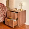 Noptiera Wany, MDF, maro, 2 sertare, H.50 cm, 206067