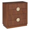 Comoda Wany, MDF, maro, 4 sertare, H.85 cm, 206068