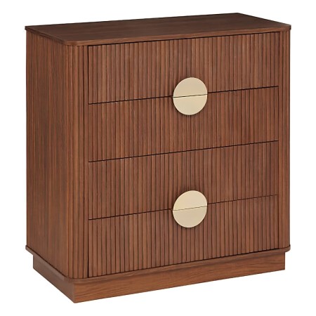 Comoda Wany, MDF, maro, 4 sertare, H.85 cm, 206068