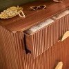Comoda Wany, MDF, maro, 4 sertare, H.85 cm, 206068