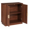 Comoda Wany, 2 usi, MDF, maro, L.80 cm, 206069