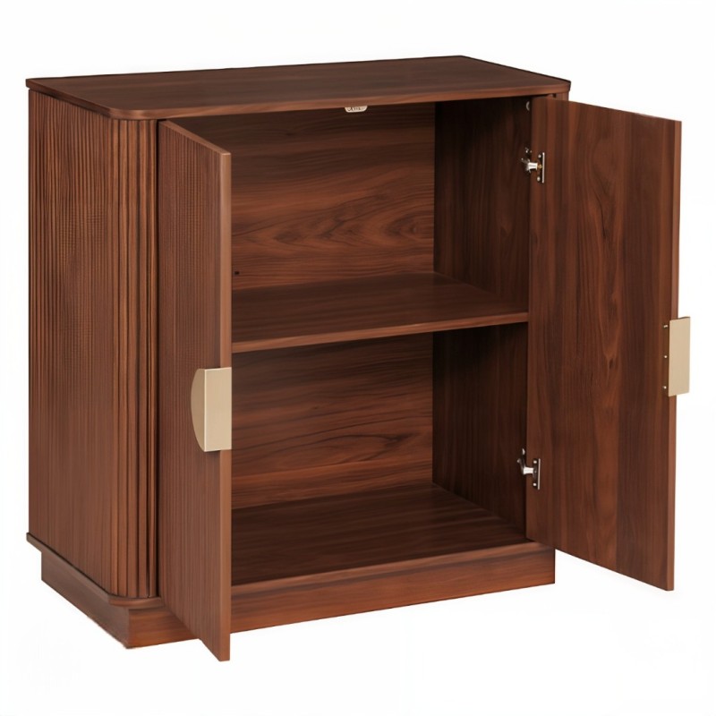 Comoda Wany, 2 usi, MDF, maro, L.80 cm, 206069