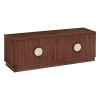 Comoda TV Wany, MDF, maro, 4 usi, L.140 cm, 206070