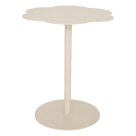 Masuta cafea Fiora, metal, ivoire, H.50 cm, 206093