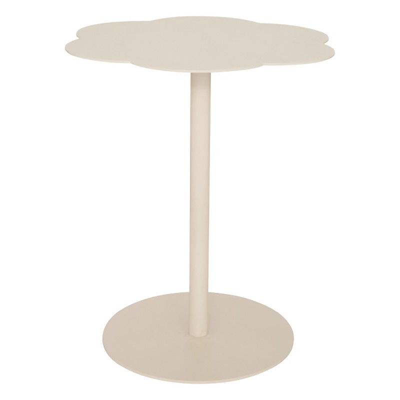 Masuta cafea Fiora, metal, ivoire, H.50 cm, 206093