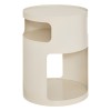 Masuta cafea Ashdal, metal, crem, H.45 cm, 206098A