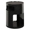 Masuta cafea Ashdal, metal, negru, H.45 cm, 206098B