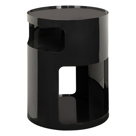 Masuta cafea Ashdal, metal, negru, H.45 cm, 206098B