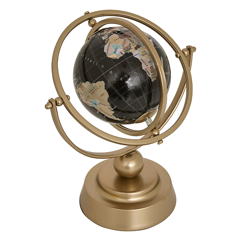Glob decorativ Bota, metal, PVC, bronz, H.24 cm, 206257