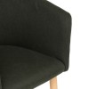 Fotoliou Marlo, picioare metal, poliester, verde cedar, H.76 cm, 207332C