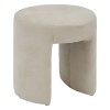 Taburet Jinn, MDF, textil, bej, H.38 cm, 207355A