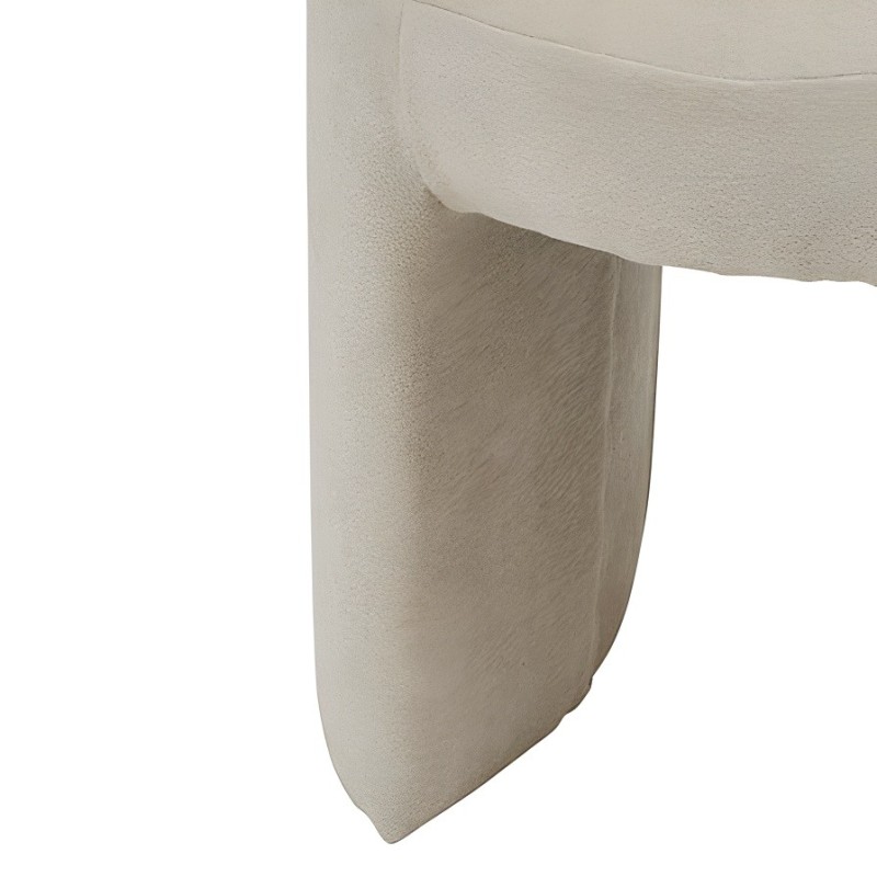 Taburet Jinn, MDF, textil, bej, H.38 cm, 207355A