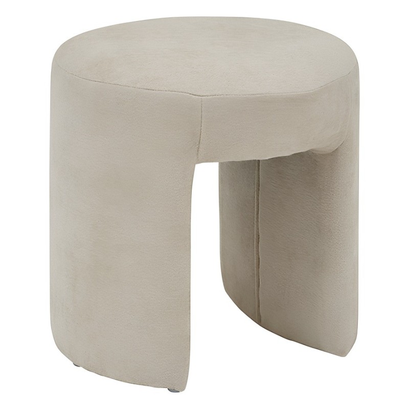 Taburet Jinn, MDF, textil, bej, H.38 cm, 207355A