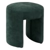 Taburet Jinn, MDF, textil, verde cedru, H.38 cm, 207355B