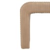 Taburet Sevi, velur reiat bej, H.43 cm, 207371