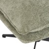Taburet Stelan, metal, placaj, verde khaki, H.44 cm, 207375C