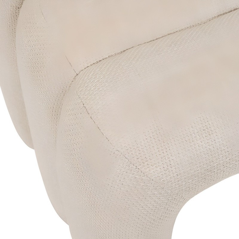 Taburet Sisco, textil, bej, H.44 cm, 207376A