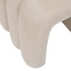 Taburet Sisco, textil, bej, H.44 cm, 207376A