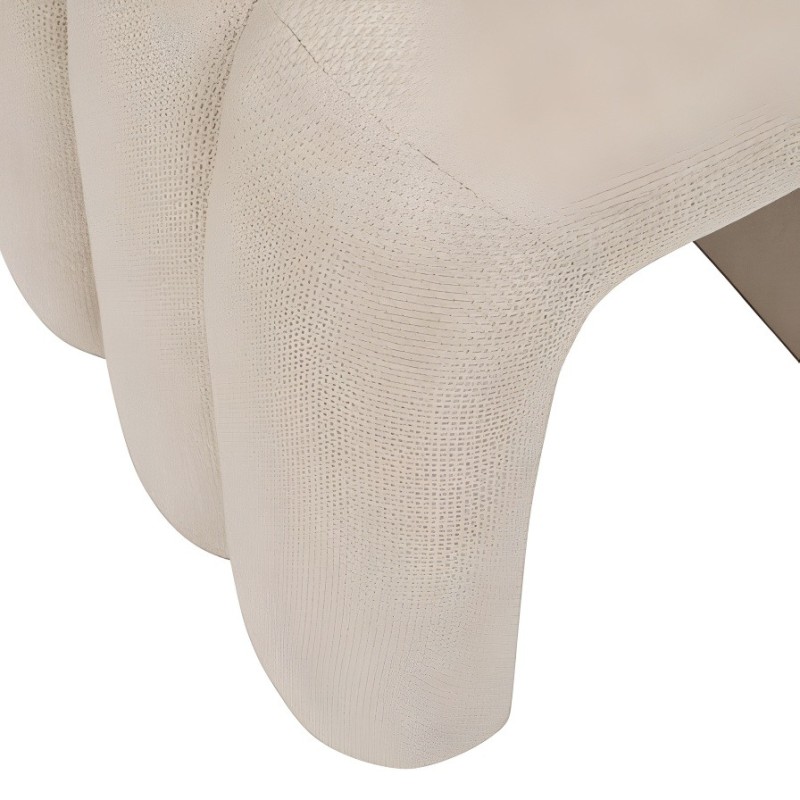 Taburet Sisco, textil, bej, H.44 cm, 207376A