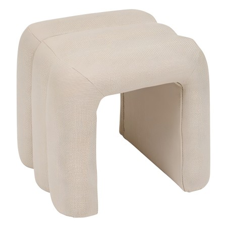 Taburet Sisco, textil, bej, H.44 cm, 207376A