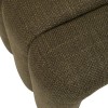 Taburet Sisco, textil, verde khaki, H.44 cm, 207376B