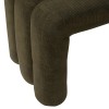 Bancheta Sisco, textil, verde khaki, L.102 cm, 207377B