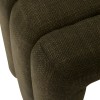 Bancheta Sisco, textil, verde khaki, L.102 cm, 207377B
