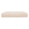 Taburet Arum, MDF, poliester, velur reiat ivoar, 38x38 cm, 207381A