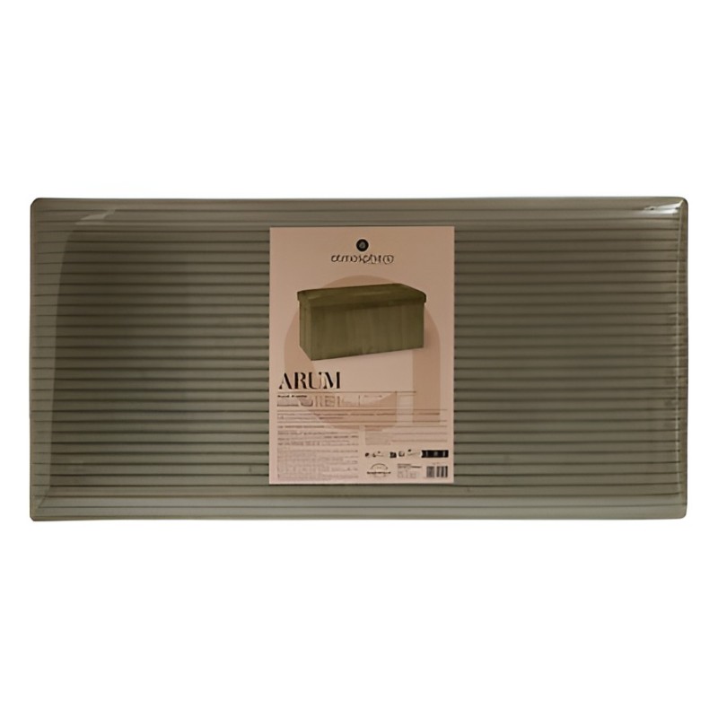 Bancheta pliabila Arum, MDF, poliester, verde khaki, L.76 cm, 207382C
