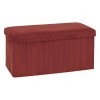 Bancheta pliabila Arum, MDF, poliester, ambra, L.76 cm, 207382D