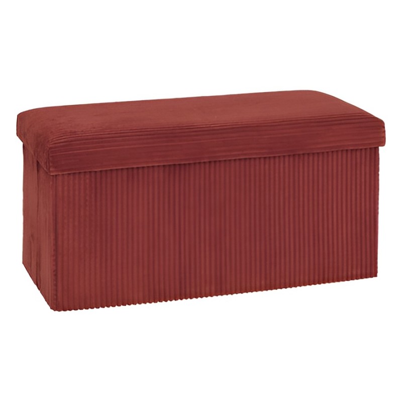 Bancheta pliabila Arum, MDF, poliester, ambra, L.76 cm, 207382D