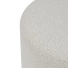 Taburet Nesky, lemn, boucle, alb, D.81 cm, 207384