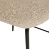 Scaun bar Vladi, metal, boucle alb, H.95 cm, 207387A