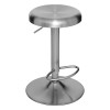 Scaun bar ajustabil Ilsa, metal, crom, H.75 cm, 207391